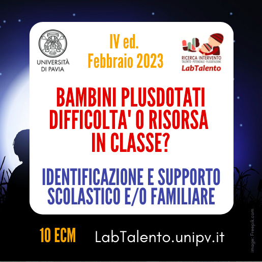 Course Image Bambini plusdotati: difficoltà o risorsa in classe? Identificazione e supporto scolastico e/o familiare